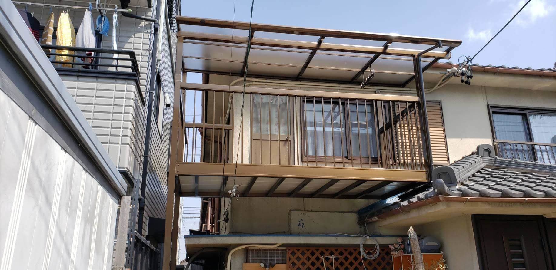 バルコニー取替工事 | 豊明市のエクステリア工事ならイズ美