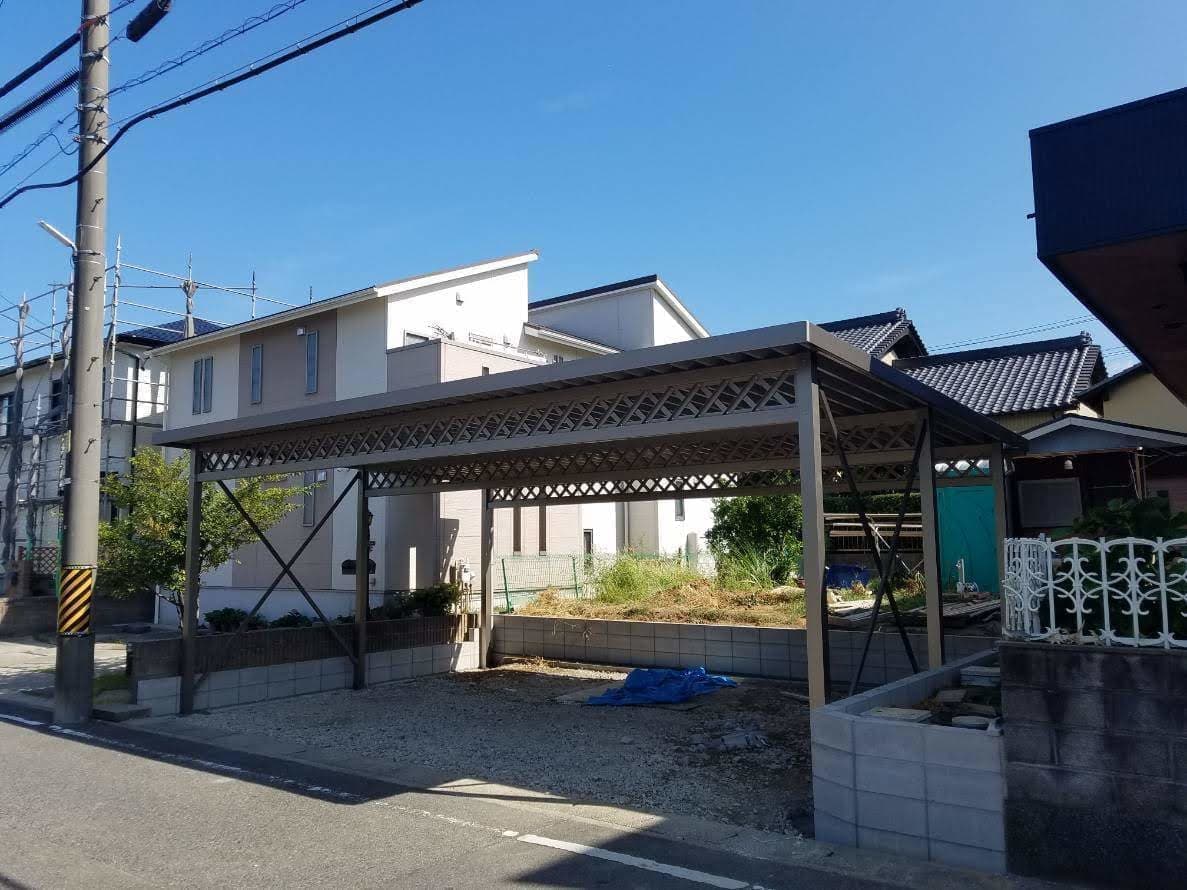 カーポート取替工事 | 豊明市のエクステリア工事ならイズ美