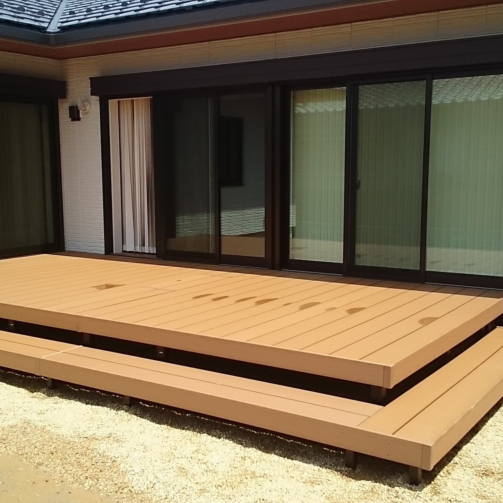 ウッドデッキ新設・修理 豊明市 | 豊明市でエクステリア工事ならイズ美