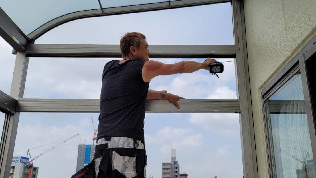 サンルーム修理 豊明市 | 豊明市でエクステリア工事ならイズ美