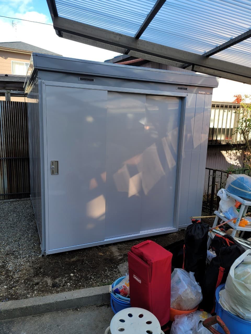 物置設置 | 豊明市のエクステリア工事ならイズ美